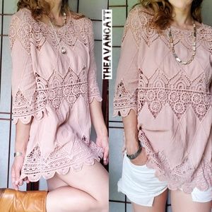 Naomi's Spring Festival Boho Crochet Tunic!<3